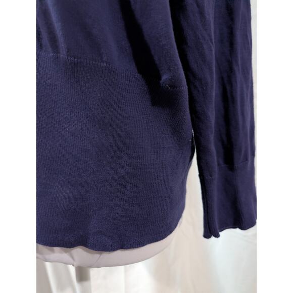 CAbi Purple Button Down Classic Lightweight Cardigan Sweater Women's Size XL EUC - Picture 3 of 13